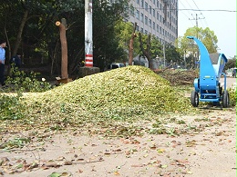 枝条粉碎机在城市绿化中的作用
